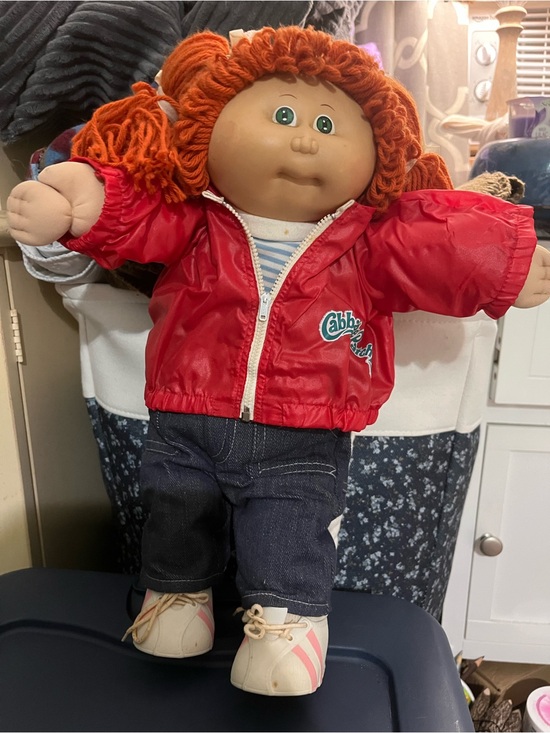 Cabbage Patch Kids Other - Cabbage Patch Kids Red Hair w/ Green Eyes and Track Jacket (1983)-Issabel Ranna
